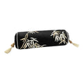 Lucky rabbit pine forests tan velvet cushion bedroom pillow with tassels