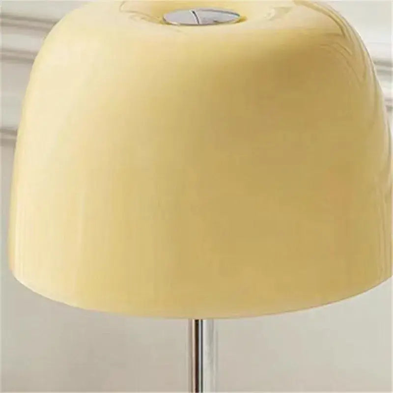 Modern red green & beige tripod table lamp bedroom led light