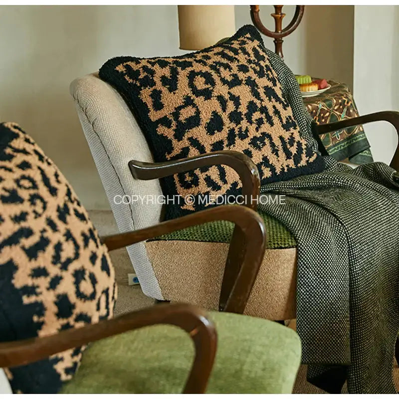 Luxe black & white greyhound decorative pillow cover living room accent