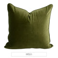 Luxe teal italy velvet pillowslip for living room sofa