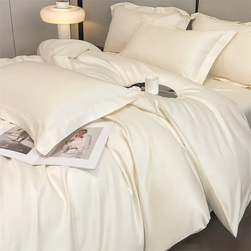 Slate blue egyptian cotton duvet cover set bedroom bedding