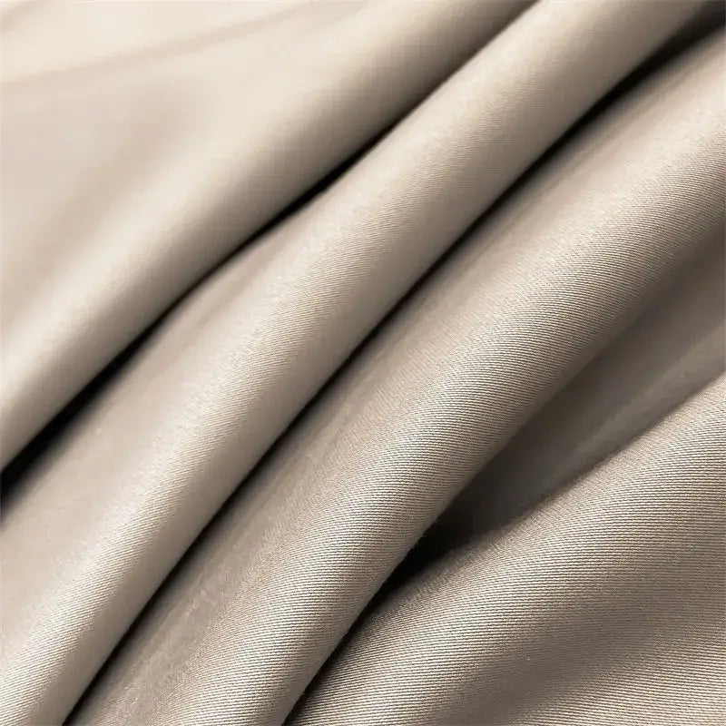 Luxurious white satin egyptian cotton duvet cover bedroom bedding set