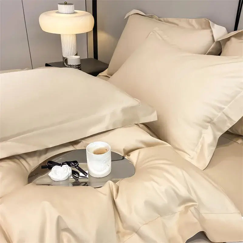 Slate blue egyptian cotton duvet cover set bedroom bedding