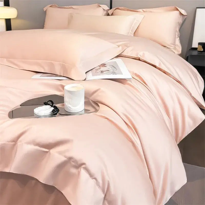 Slate blue egyptian cotton duvet cover set bedroom bedding