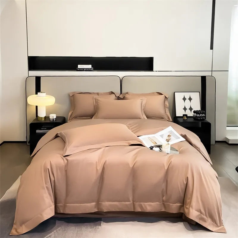 Sage green satin 1000tc duvet cover bedroom bedding set
