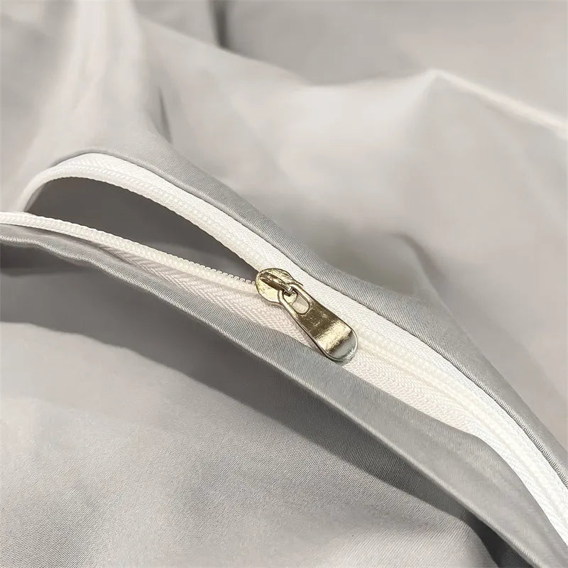 Sage green satin 1000tc duvet cover bedroom bedding set