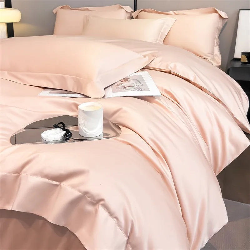Sage green satin 1000tc duvet cover bedroom bedding set