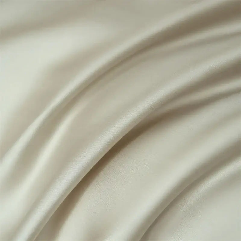 Luxurious beige lyocell silk duvet cover set bedroom bedding