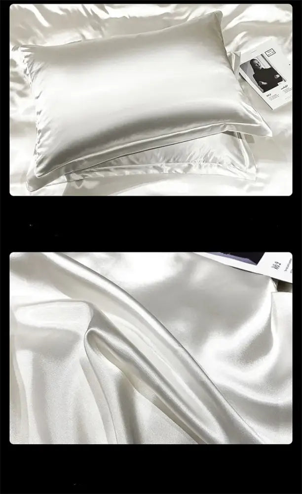 Luxurious dark green mulberry silk bedding set bedroom duvet cover