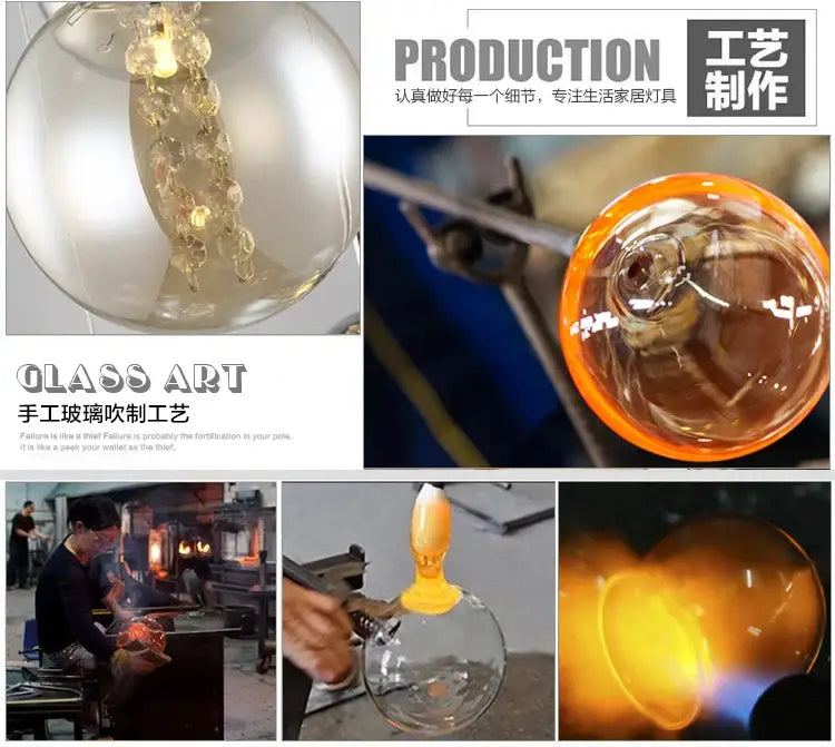 Modern loft dark & amber glass spiral chandelier dining room pendant