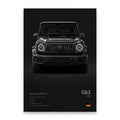 Luxury matte black suv canvas wall art living room decor