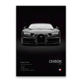 Luxury black & white car wall art print living room decor