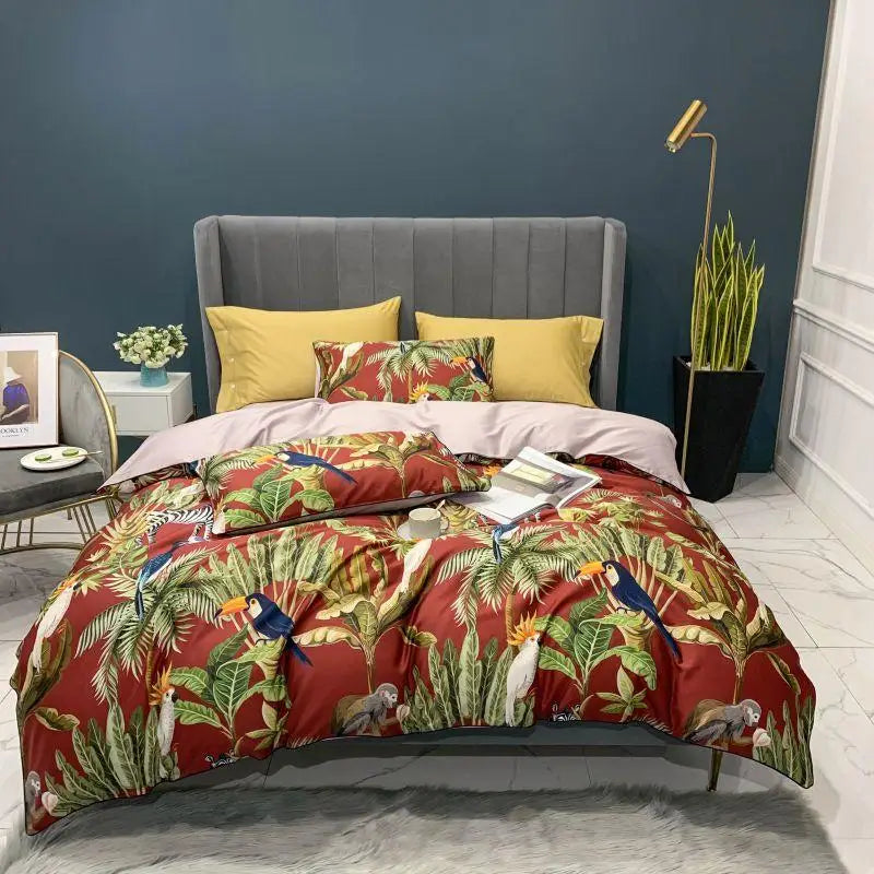 Pastel marine egyptian cotton duvet cover – bedroom bedding set