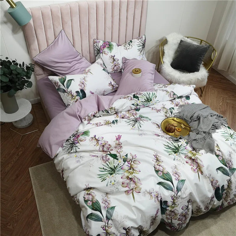 Pastel marine egyptian cotton duvet cover – bedroom bedding set