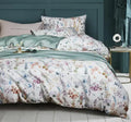 Luxury floral white egyptian cotton duvet cover bedroom set