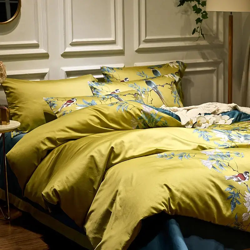 Pastel marine egyptian cotton duvet cover set bedroom bedding