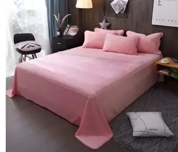 Botanical flamingo egyptian cotton duvet cover bedroom set with pillowcases