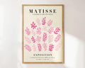Matisse floral art pink seaweed framed poster bedroom wall decor