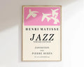 Matisse floral pink jazz exhibition paintings living room framed art