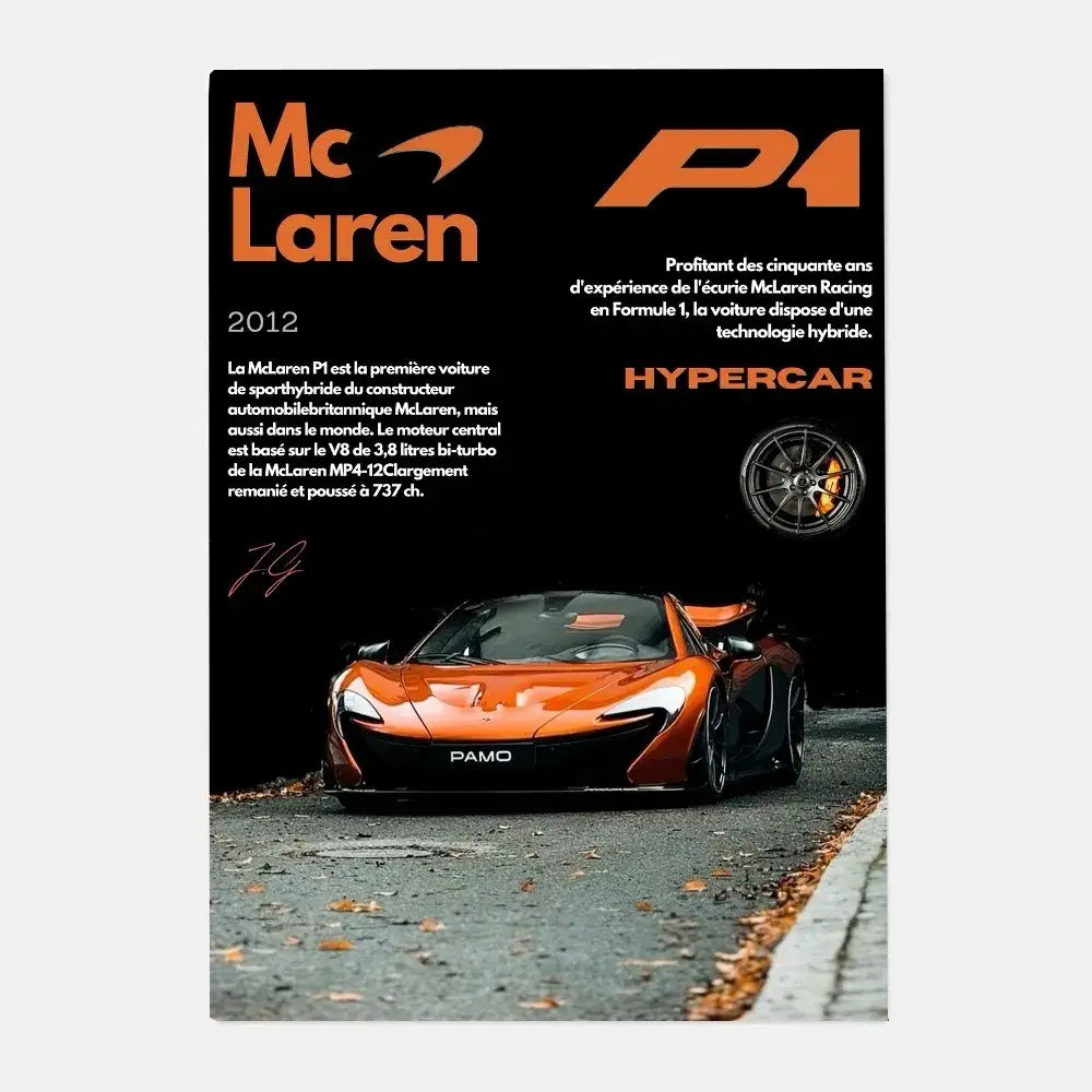Luxury silver sports car gtr luxury poster living room wall art