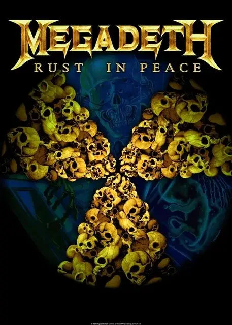 Megadeth rust in peace rock music wall art bedroom canvas poster
