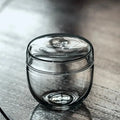 Mini moss glass vase terrarium with landscape moss for living room