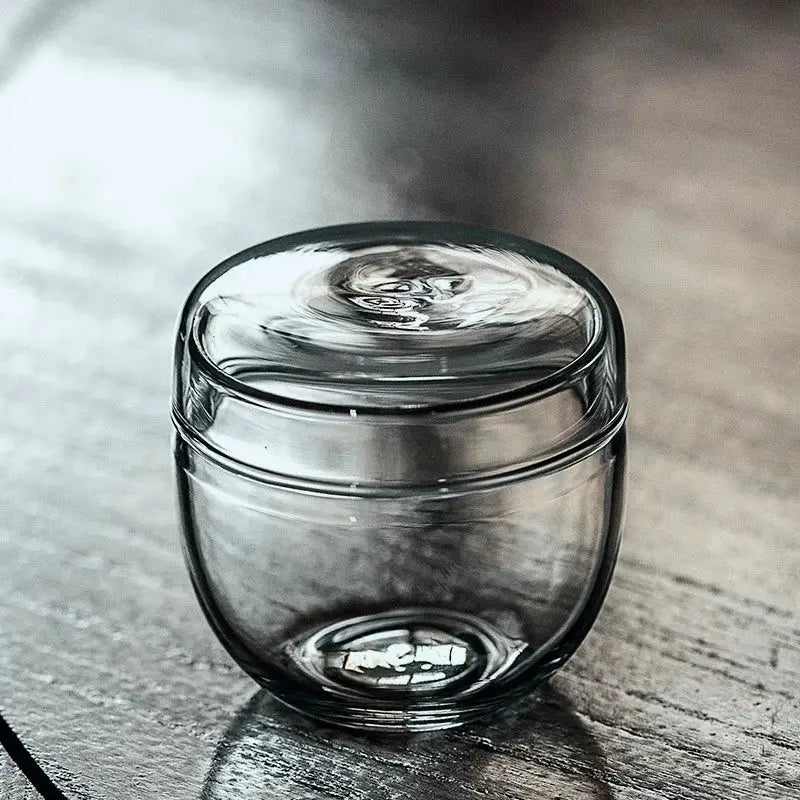 Mini moss glass vase terrarium with landscape moss for living room