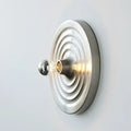Modern brushed metallic bauhaus lamp bedroom wall light fixture