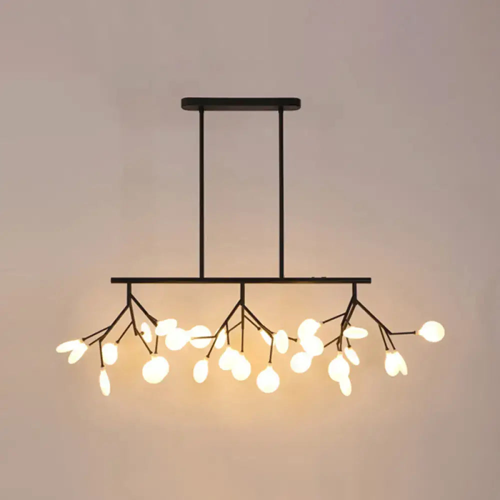 Minimalist black firefly glass lamp dining room 220v-240v chandelier