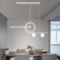 DecorBites™ Minimalist LED Island Ceiling Light with Globe Acrylic Shade for Dining Room and Kitchen