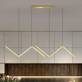 DecorBites™ Minimalist Z-Shaped Island Pendant LED Light Fixture for Dining Room