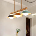 Modern multi color 3 light island pendant kitchen e26 e27 wood beam