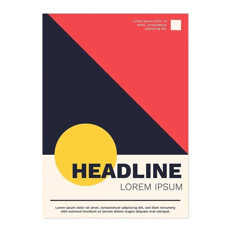 Matisse papiers découpés white bauhaus canvas print living room art