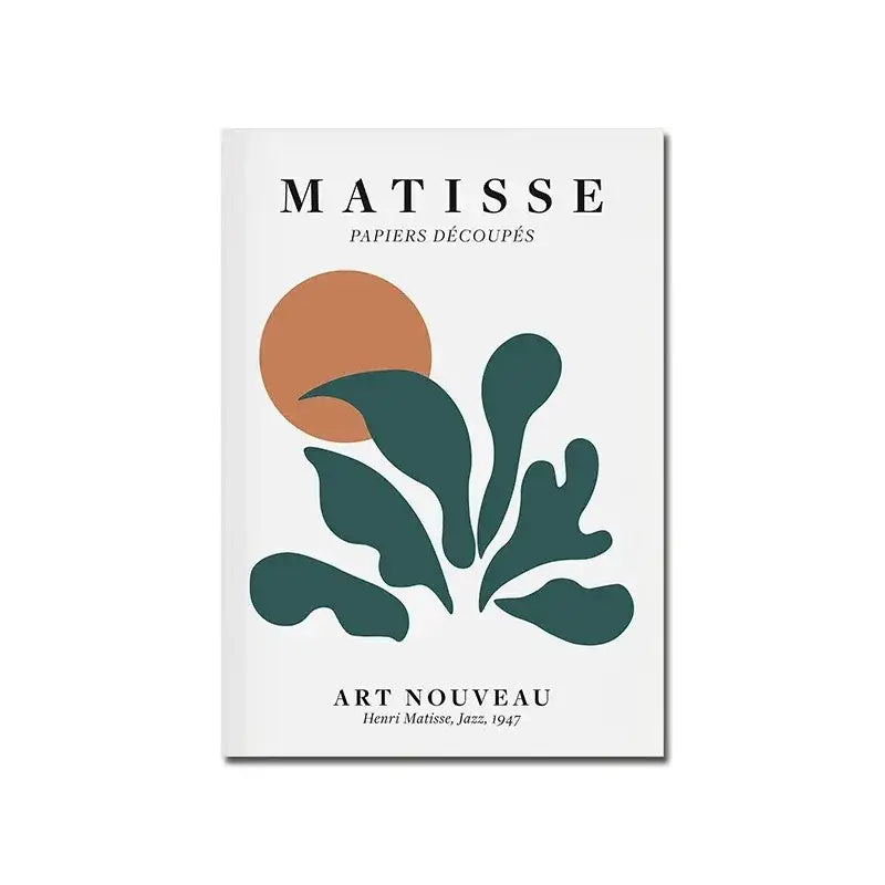 Minimalist black & cream bauhaus canvas print living room wall art