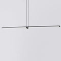 Modern black designer line art pendant light for dining room