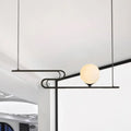 Modern black simplicity modo hanging chandelier dining room light
