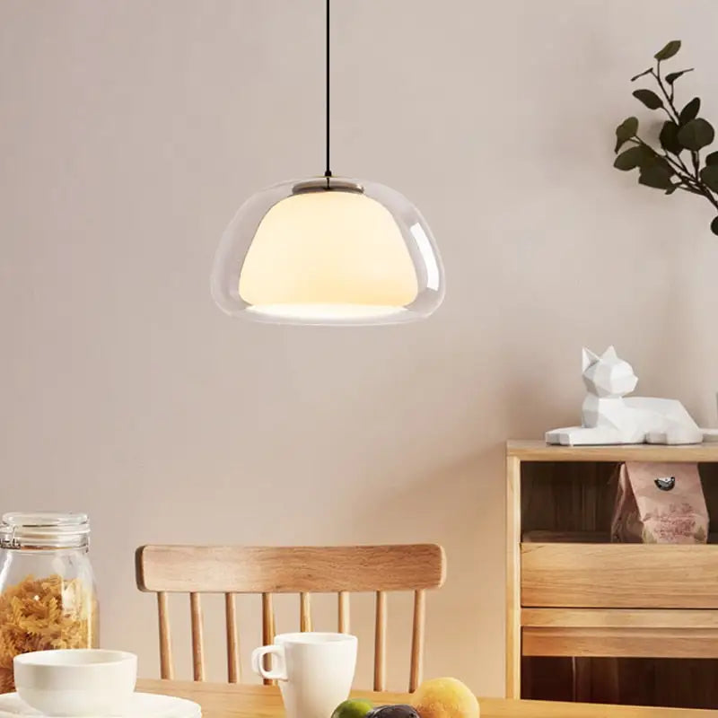 Modern jelly globe glass pendant light kitchen island lighting