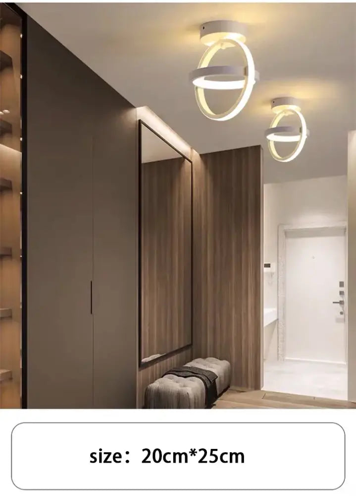 Modern black & white geometric led chandelier living room three color