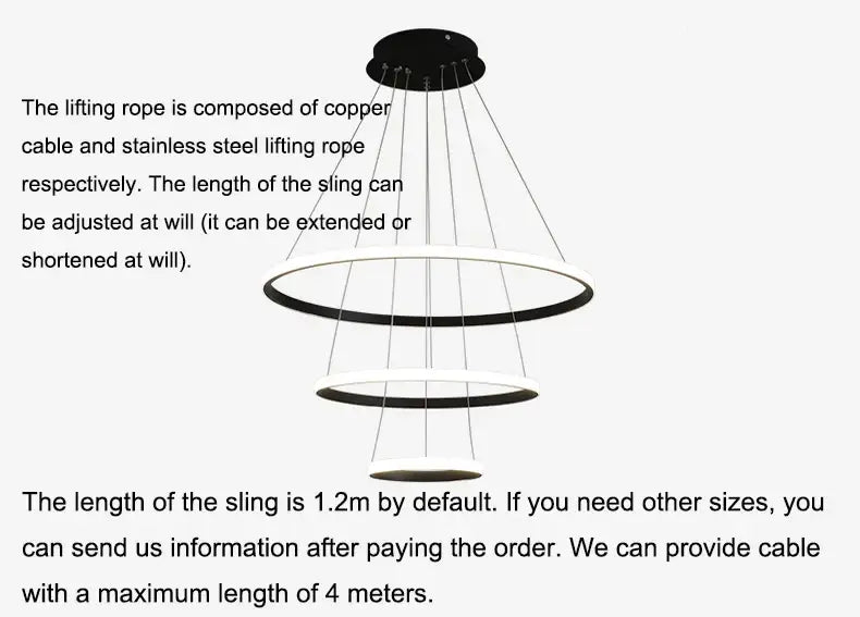 Modern black spiral led pendant lamp warm white dining room
