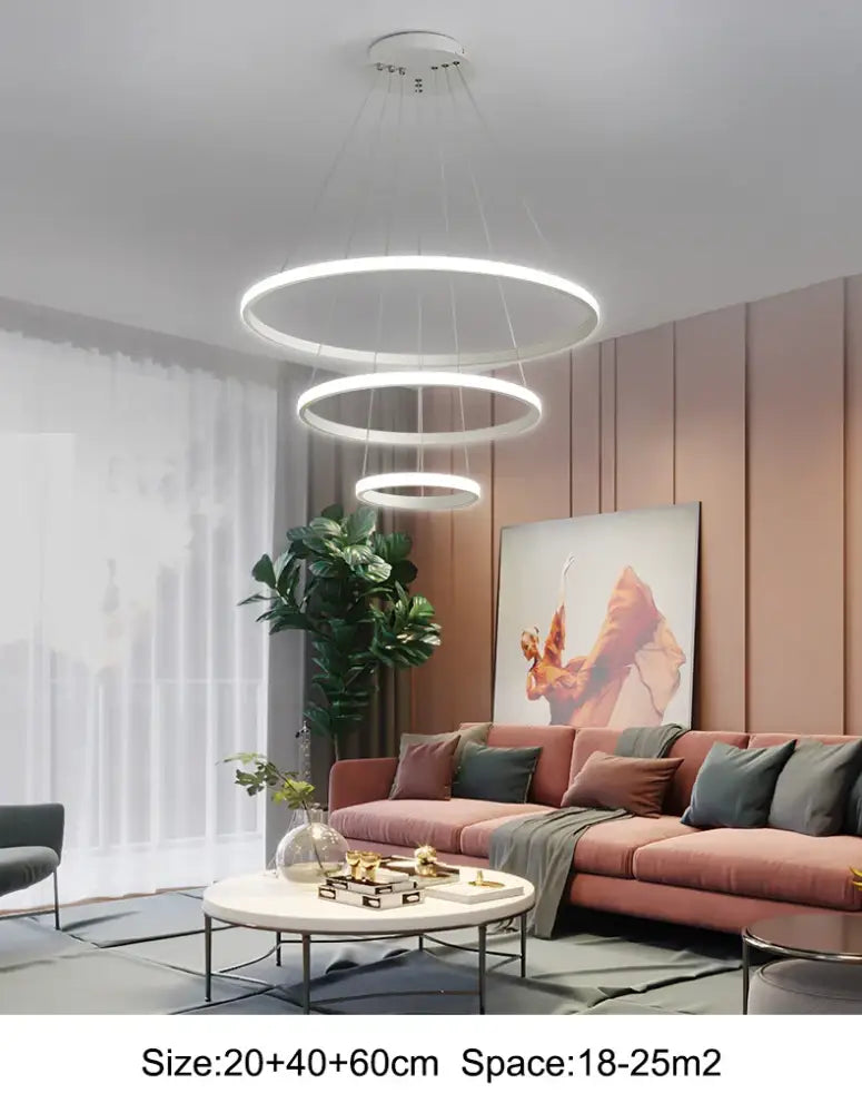Modern gold spiral led pendant lamp dining room warm white