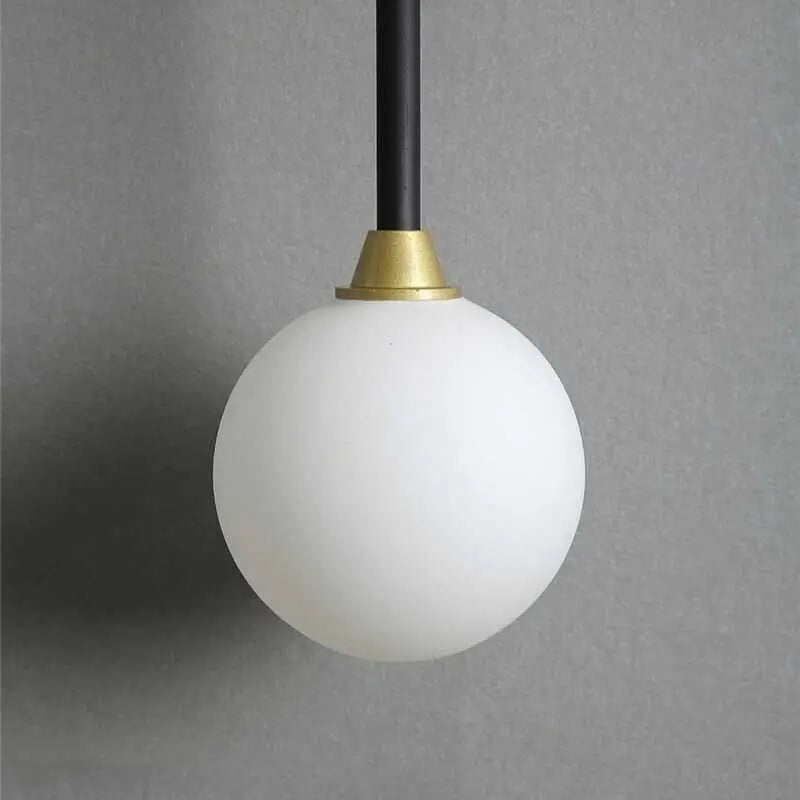 Modern black & gold wall sconce bedroom led light with slats