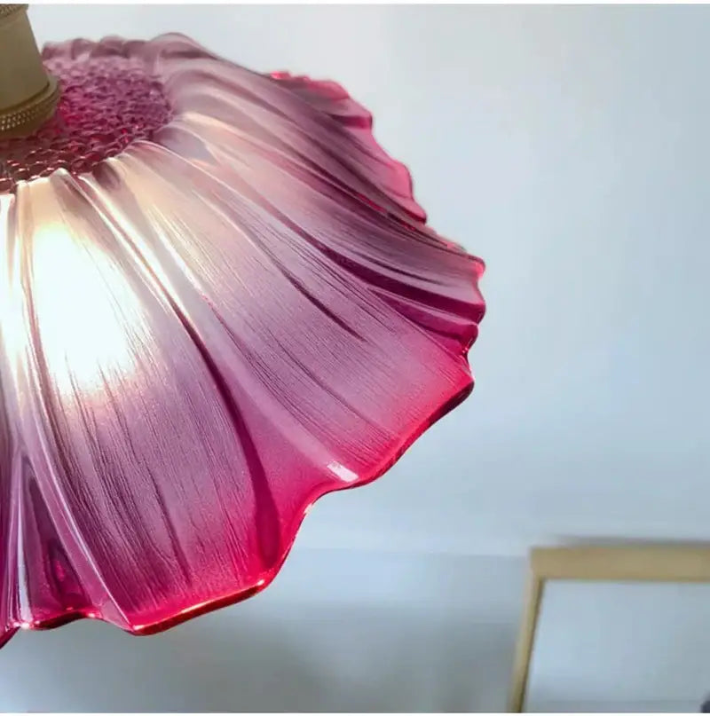 Modern green leaf glass e27 ceiling lights for bedroom interiors