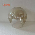 Modern nordic glass cognac pendant lamp dining room chandelier