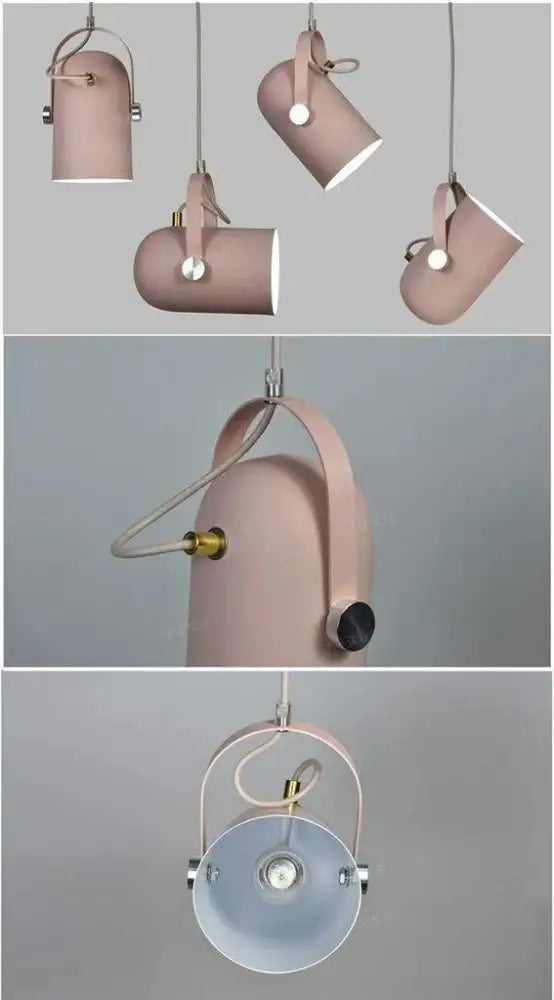 Modern nordic hanging lights – kitchen matte metallic pendant
