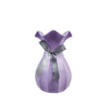 Modern ruffled pastel ceramic flower vase home decor living room