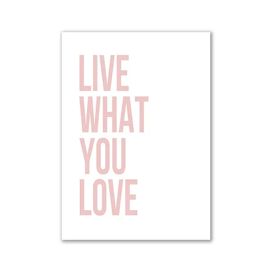 Minimalist gray and pink aesthetic wall art bedroom decor
