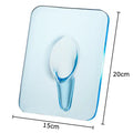Modern transparent square vase wall mounted living room decor