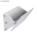 Modern white linear led wall light outdoor direct wired electric