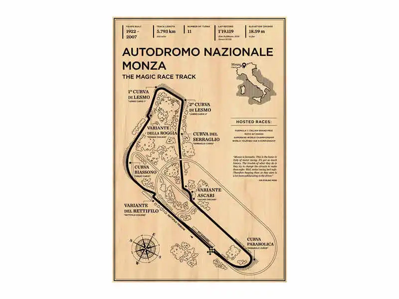 Vintage monaco grand prix formula racer poster – living room wall art