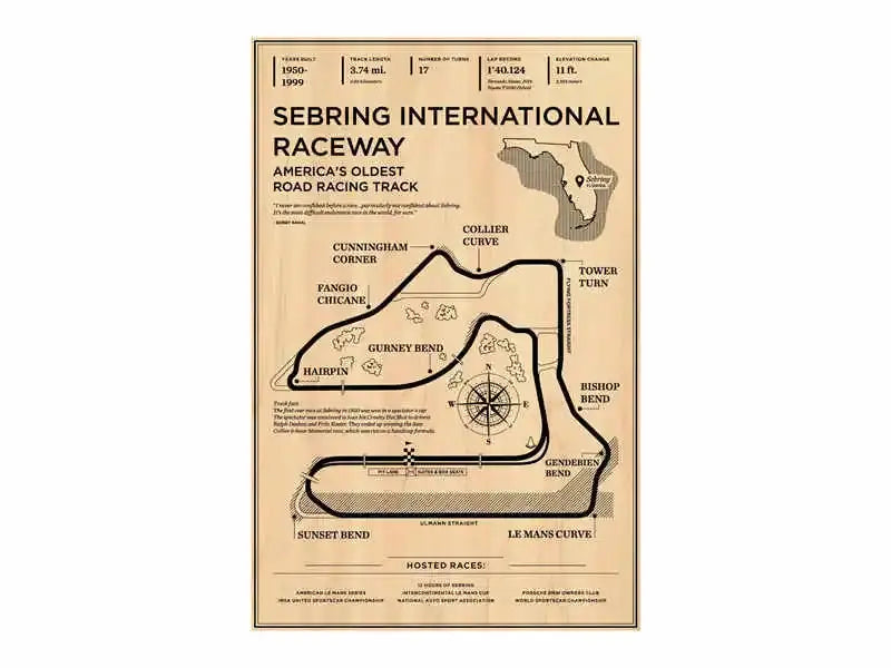 Vintage monaco grand prix track map wall art bedroom racing poster
